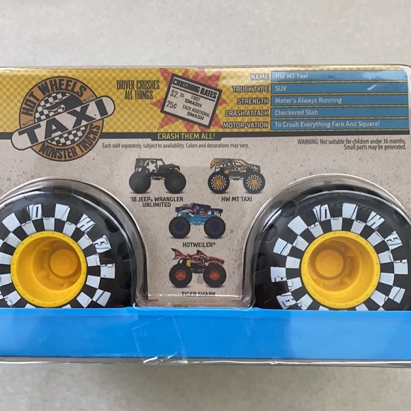 Hot wheels monster truck Taxi HW MT Taxi - Picture 3 of 6